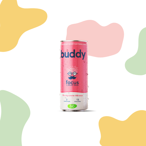 Buddy "Focus" | Pomegranate & Hibiscus | 12x 25cl