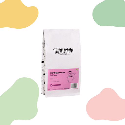 TorreFactory | L'espresso 1kg | Intense Organic 80% Arabica [Beans]