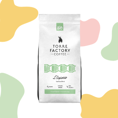 TorreFactory | L'espresso 1kg | Intense Organic 80% Arabica [GRAIN]